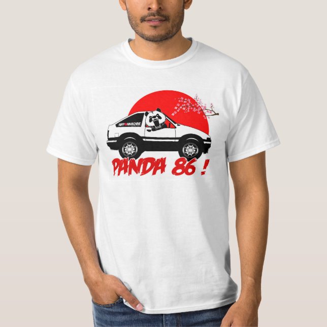 Camiseta Tshirt da panda Ae86 (Frente)