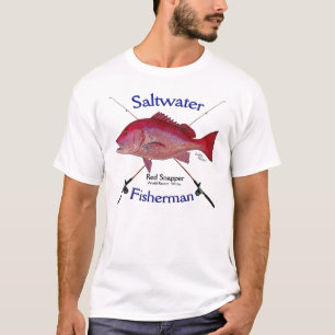 Camiseta Tshirt da pesca da água salgada dos fishermans do