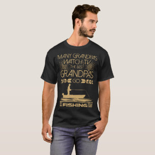 Camiseta Tshirt da pesca da tevê do relógio de muitos vov