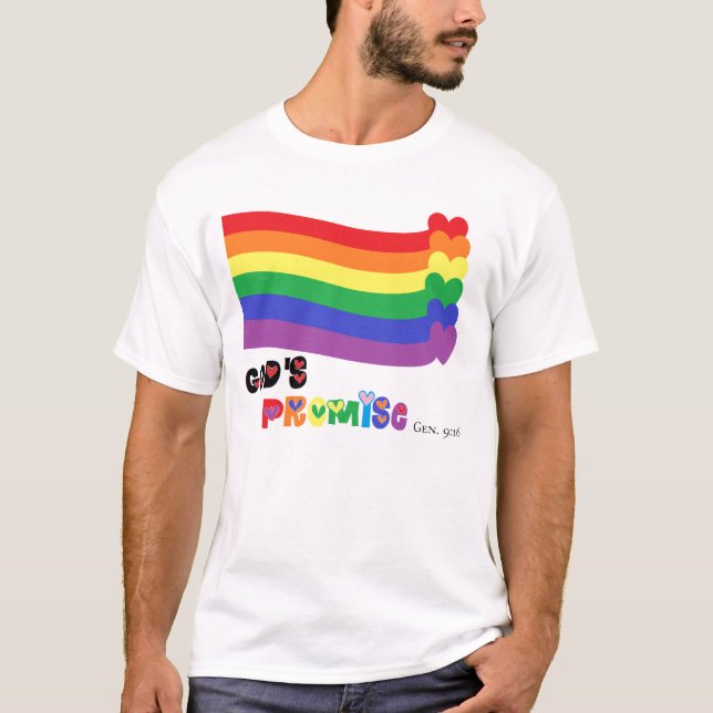 Camiseta Tshirt da promessa do deus (Frente)
