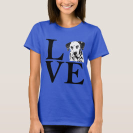 Camiseta Tshirt Dalmatian do amor