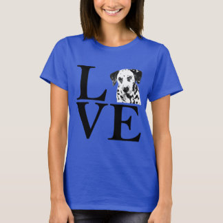Camiseta Tshirt Dalmatian do amor