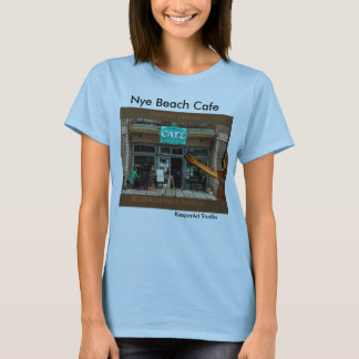 Camiseta TShirt das senhoras do café da praia de Nye