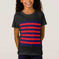 Tshirt das velho-listras do futebol das meninas