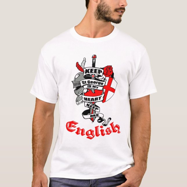 CAMISETA TSHIRT DE INGLATERRA ST GEORGE (Frente)