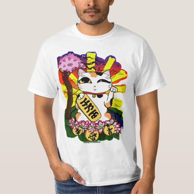 Camiseta Tshirt de Maneki Neko (Frente)