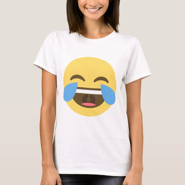 Camiseta Tshirt de riso de Emoji (Frente)