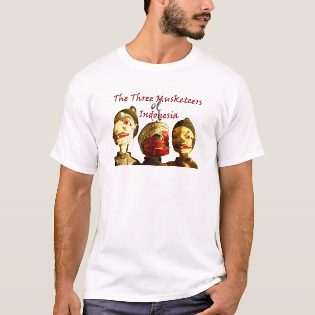 Camiseta TShirt de três mosqueteiros (Frente)