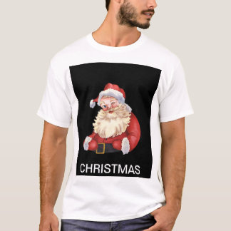 Camiseta Tshirt design com a loja de impressão de natal.
