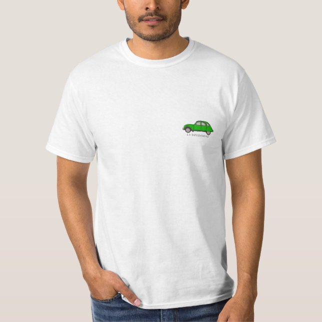 Camiseta Tshirt deudeuche verte (Frente)