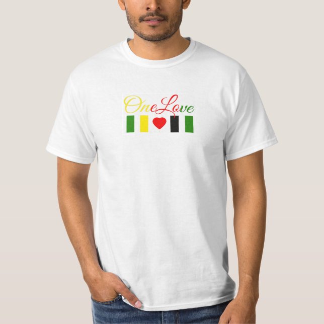 Camiseta Tshirt do amor do valor um (Frente)