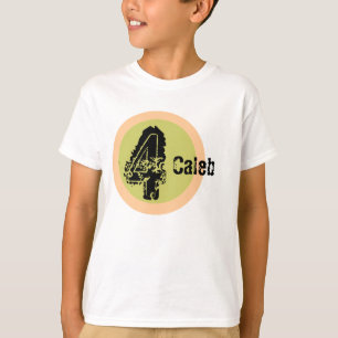 Camiseta Tshirt do aniversário do nome e da idade do