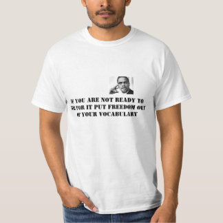 Camiseta tshirt do branco do malcom x