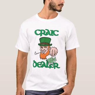 Camiseta TShirt do branco do negociante de Craic
