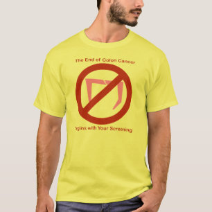 Camiseta Tshirt do cancro do cólon