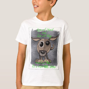 Camiseta Tshirt do cão do zombi