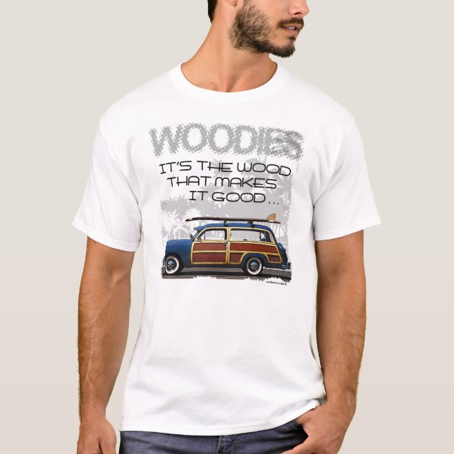 Camiseta Tshirt do carro de Woodies (Frente)
