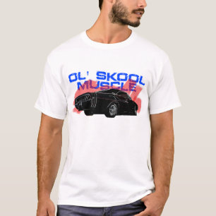 Camiseta Tshirt do carro do carregador do músculo da velha