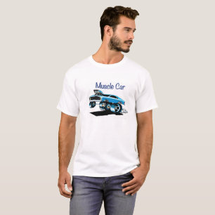 Camiseta Tshirt do carro do músculo para homens