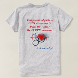 Camiseta Tshirt do CHD das mulheres