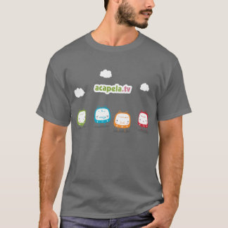 Camiseta Tshirt do cinza de acapela.tv