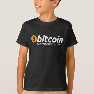 Camiseta Tshirt do cryptocurrency de Bitcoin