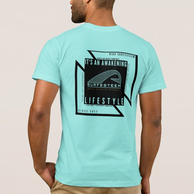 Camiseta Tshirt do desenhista, tipo de SURFESTEEM_APPAREL (Verso)