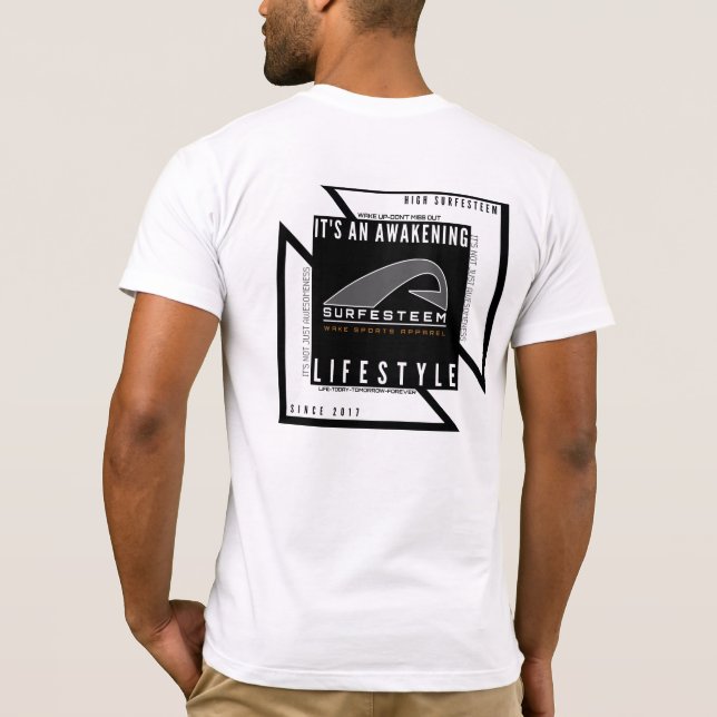 Camiseta Tshirt do desenhista, tipo de SURFESTEEM_APPAREL (Verso)