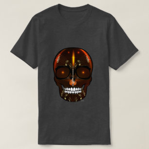 Camiseta Tshirt do esqueleto do Rock & Roll Skull
