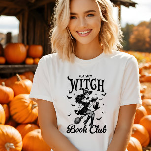 Camiseta Tshirt do Halloween do Clube de Bruxas do Salem de