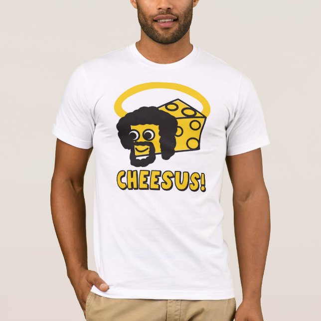 Camiseta TShirt do humor de Cheesus (Frente)