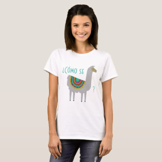 Camiseta Tshirt do lama do SE de Cómo