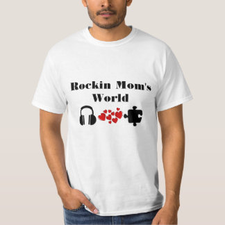 Camiseta Tshirt do mundo da mãe de Rockin