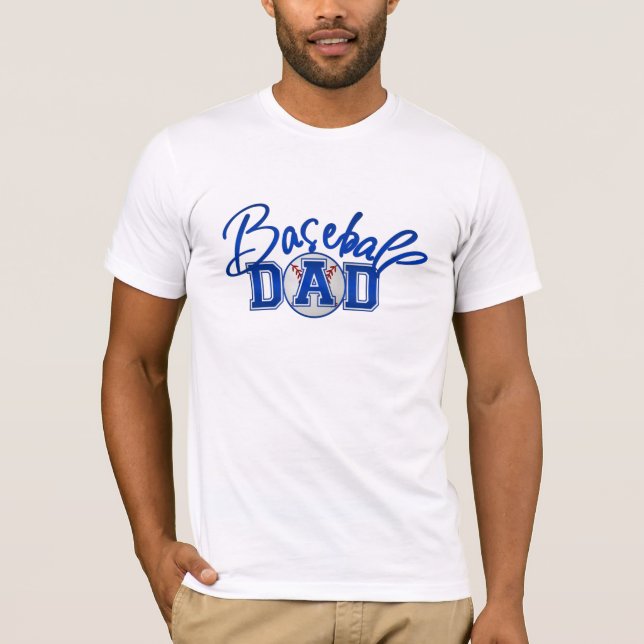 Camiseta Tshirt do pai do basebol (Frente)