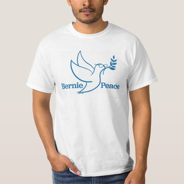 Camiseta Tshirt do pássaro da paz dos homens (Frente)