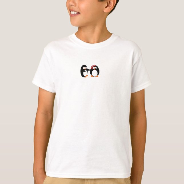 Camiseta Tshirt do pinguim do zombi (Frente)