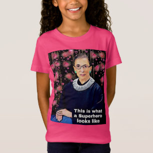 Camiseta Tshirt do poder RBG da menina