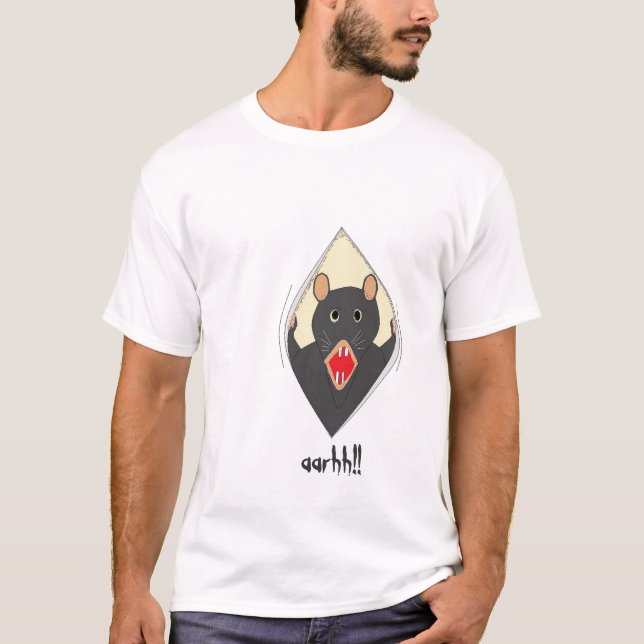 Camiseta Tshirt. do rato (Frente)