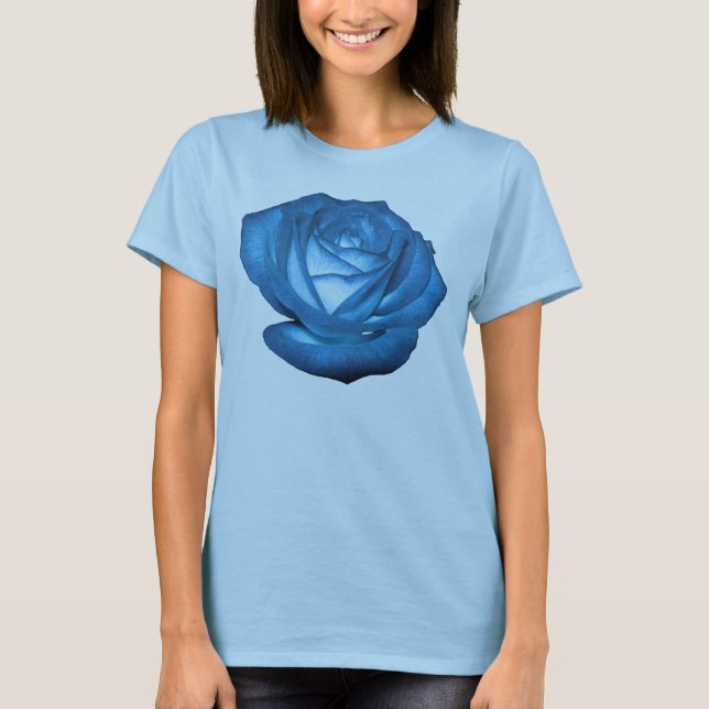 Camiseta tshirt do rosa do azul (Frente)
