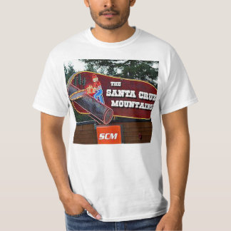 Camiseta Tshirt do sinal das montanhas de Santa Cruz