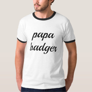 Camiseta TShirt do texugo da papá