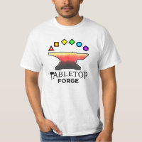 Tshirt do valor da forja do Tabletop