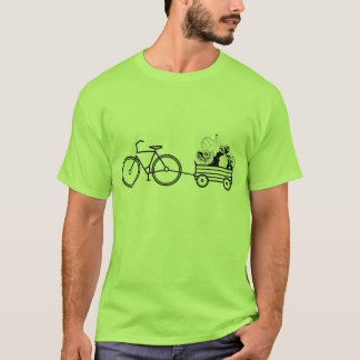 Camiseta Tshirt do vegan do carro da fruta da bicicleta
