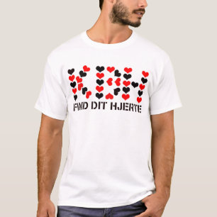Camiseta TSHIRT DOIS do ♥ de Dit do achado de København