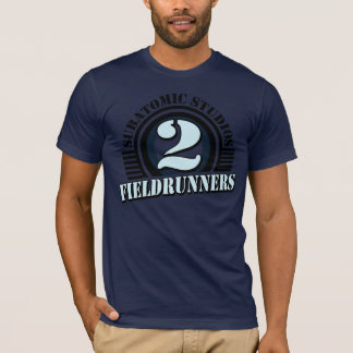 Camiseta Tshirt dos azuis marinhos de Fieldrunners 2