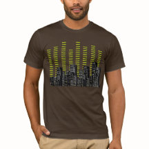 tshirt dos gráficos da cidade da música