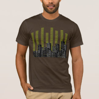 Camiseta tshirt dos gráficos da cidade da música