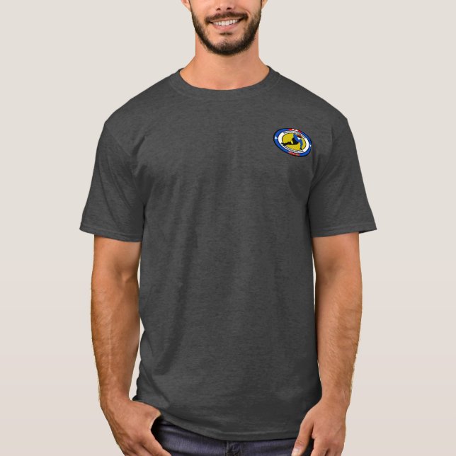 Camiseta Tshirt dos homens/clube de patinagem velocidade de (Frente)