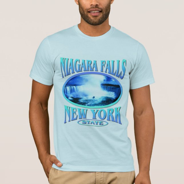 Camiseta Tshirt dos homens de Niagara Falls (Frente)