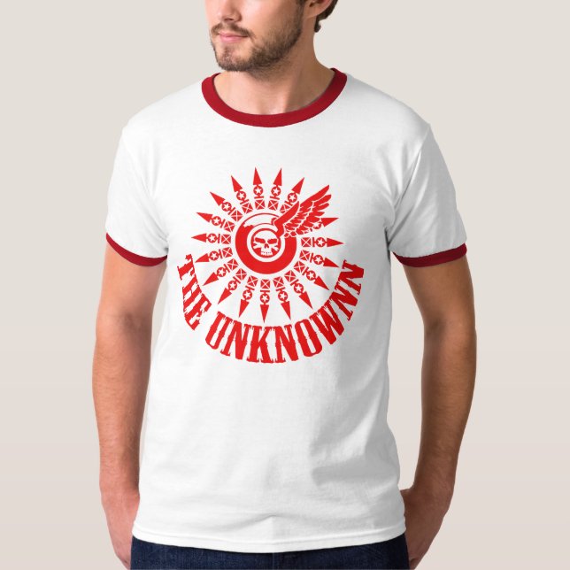 Camiseta Tshirt dos homens de Unknownn (Frente)